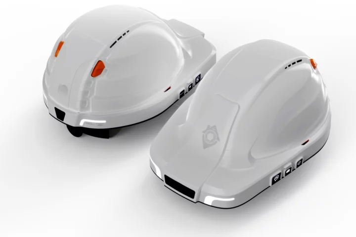 The SmartHat features a gas sensor, walkie-talkie, dual cameras and more