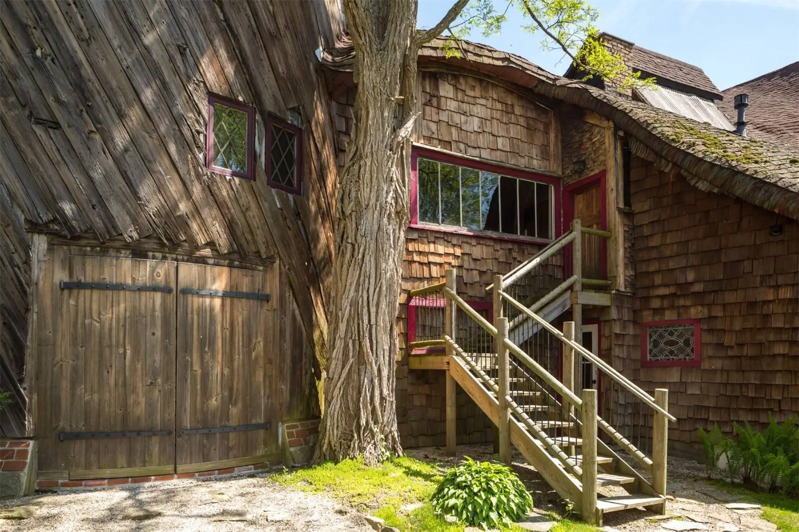 Officially known as Santarella, the Tyringham Gingerbread House estate today tempts folks to the mountains for weddings, honeymoons, vacations and country retreats