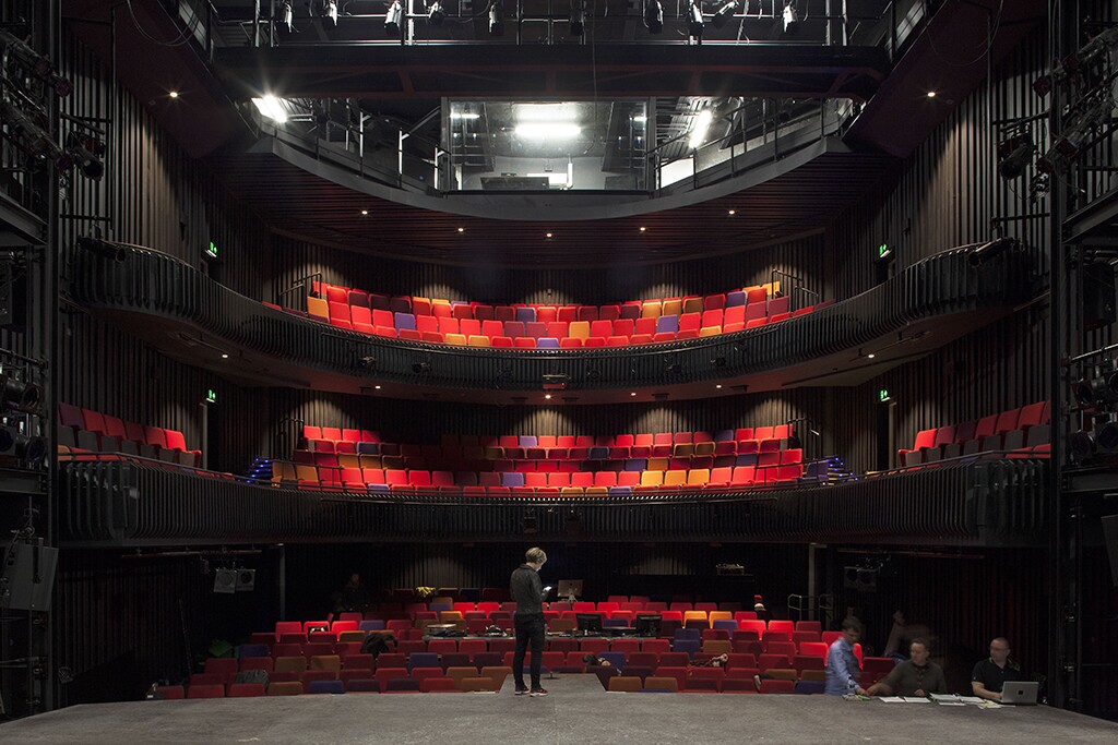 Two theater auditoria at Home seat 500 and 150 people respectively