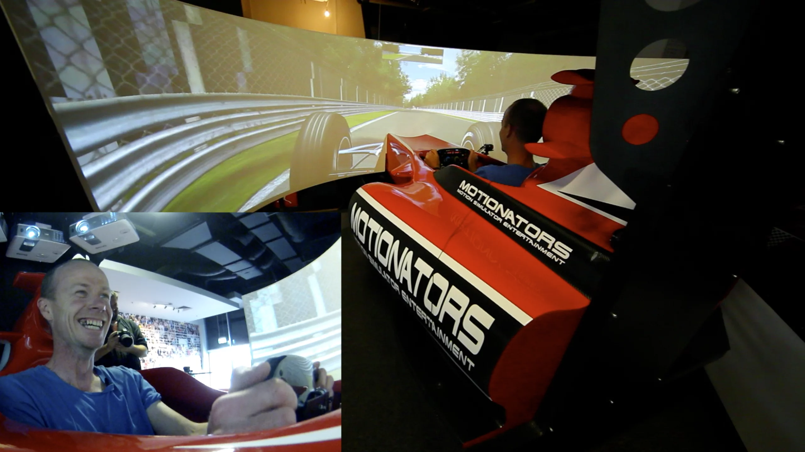 Gizmag editor Noel McKeegan displays his supreme driving skills