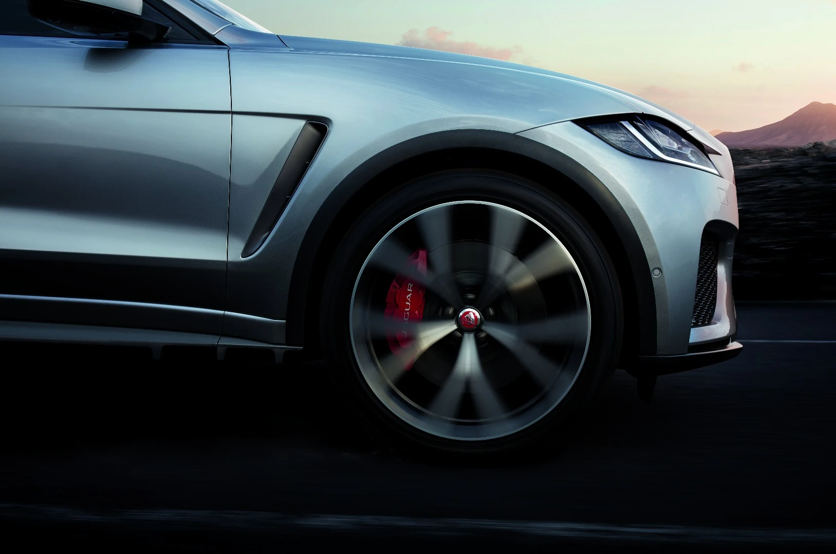 The SVR package includes extended wheel arches and lower body sides