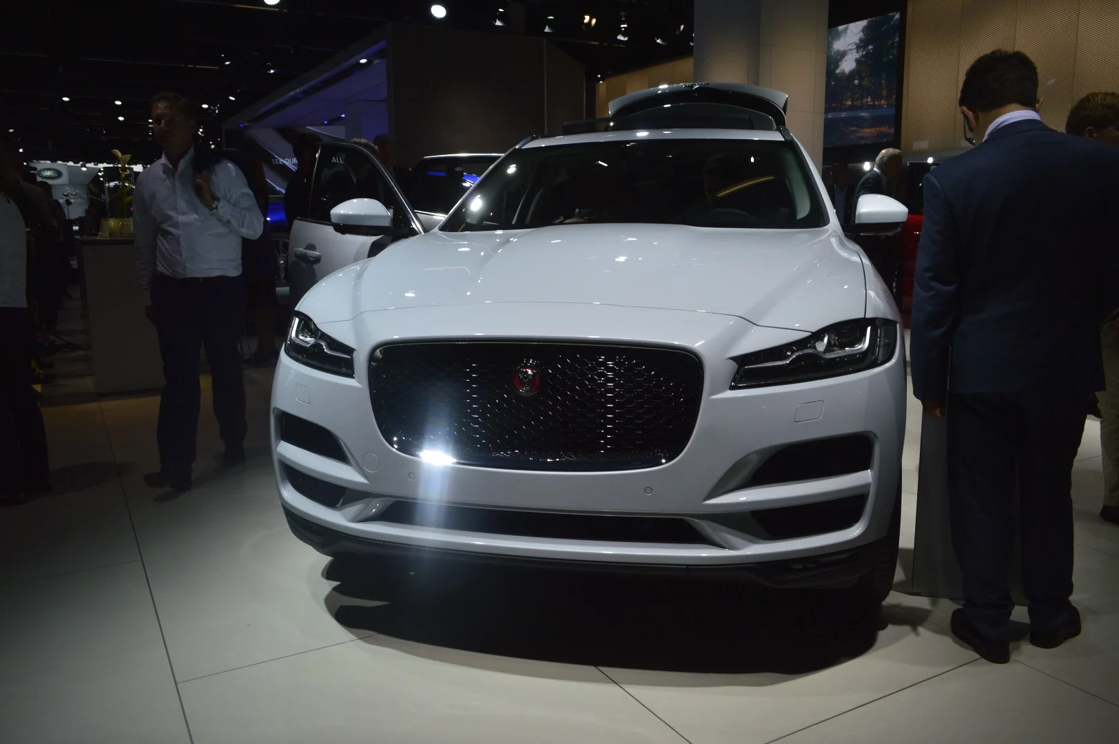 The F-Pace has all-LED headlamps