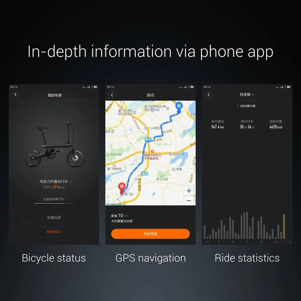 The companion app includes GPS tracking