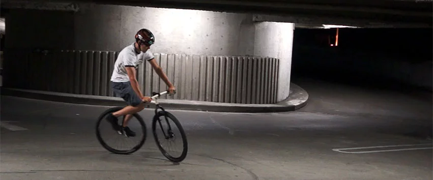 The Bicymple is ridden as any ordinary bike would be, but with higher maneuverability