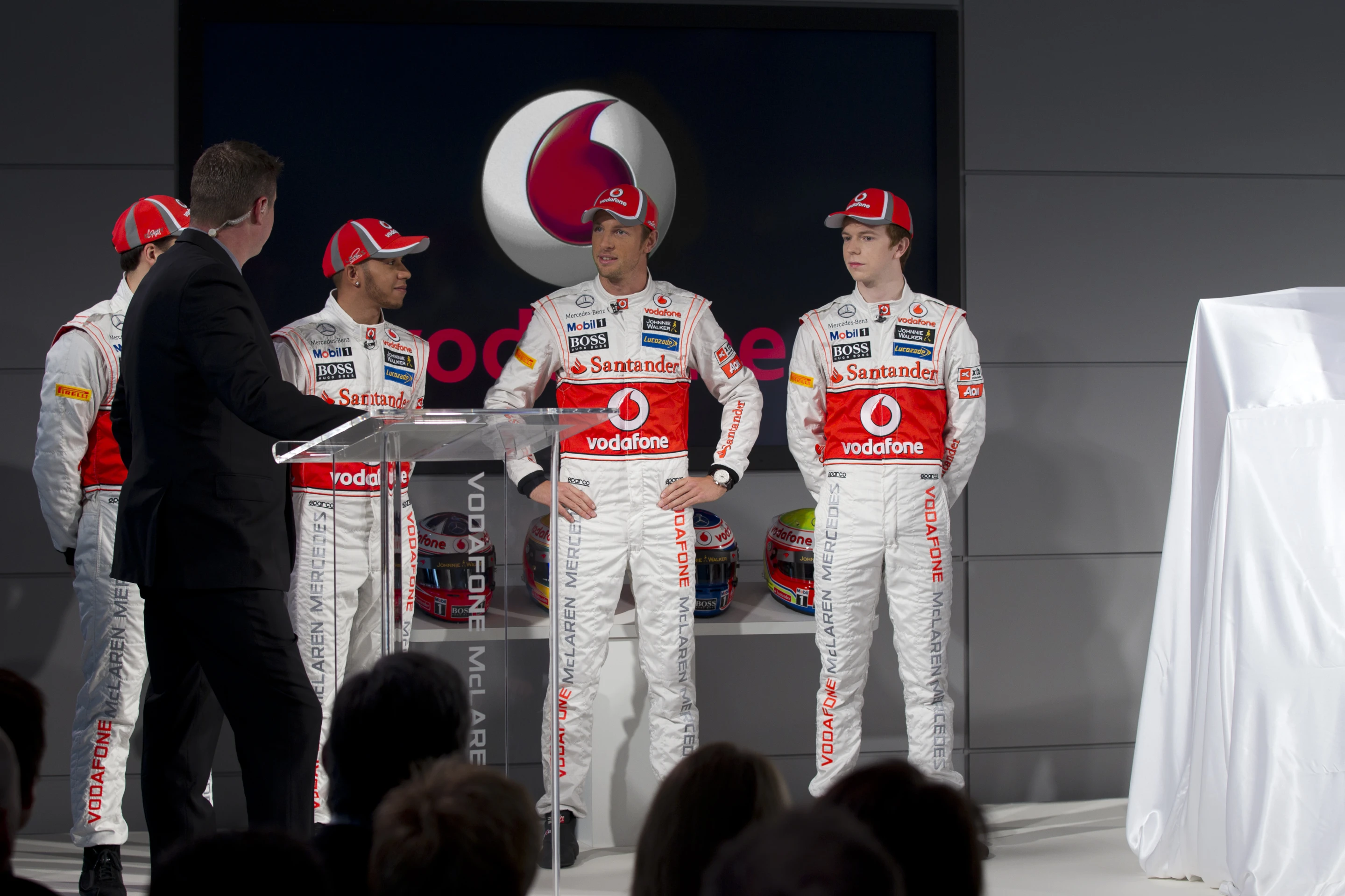 Vodafone McLaren Mercedes 2012 season F1 launch