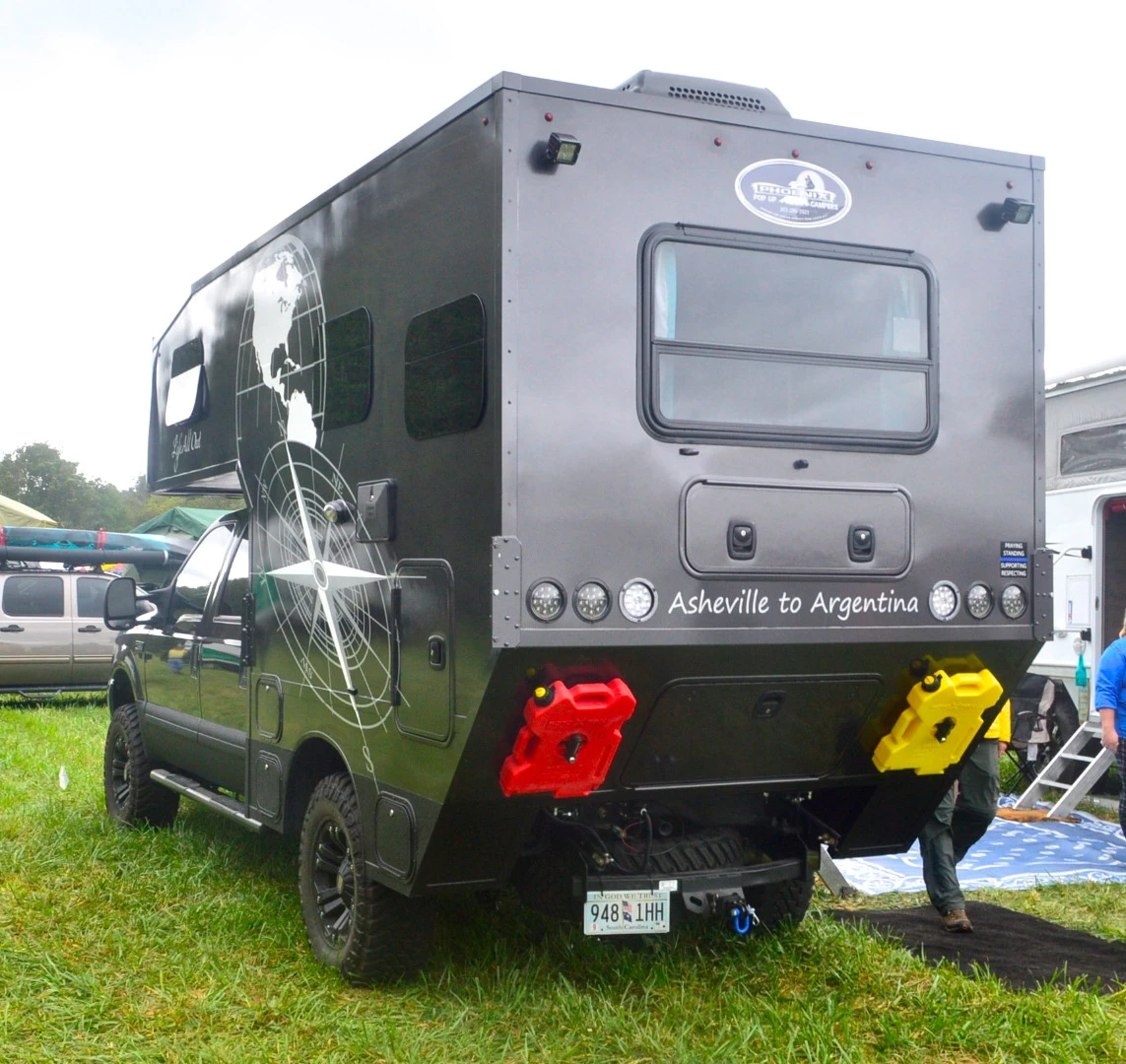 This Phoenix camper pays homage to the host city, Asheville, NC