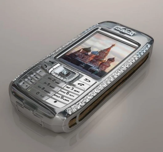 the solid platinum Brilliant Crypto Smartphone