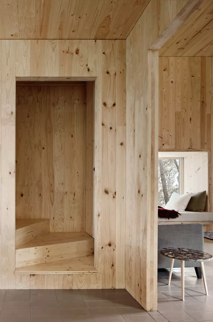 Keeping the interior design minimal, each floor plan eliminates the need for corridors and doors