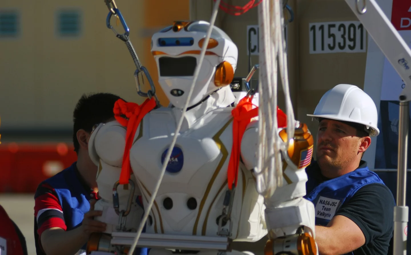 Valkyrie's "breasts"are designed to make room for linear actuators