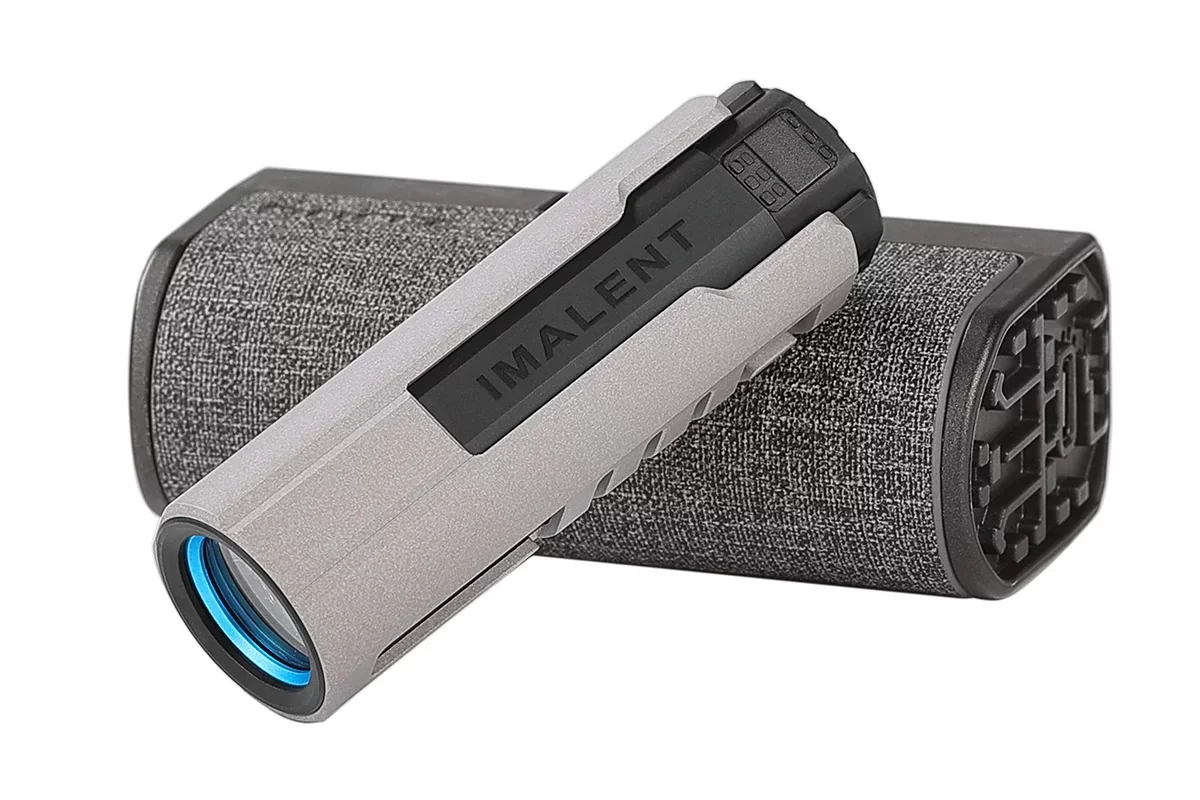 The LD35 comes in an all-black version or the silver and gray "Micro Arc" color seen here