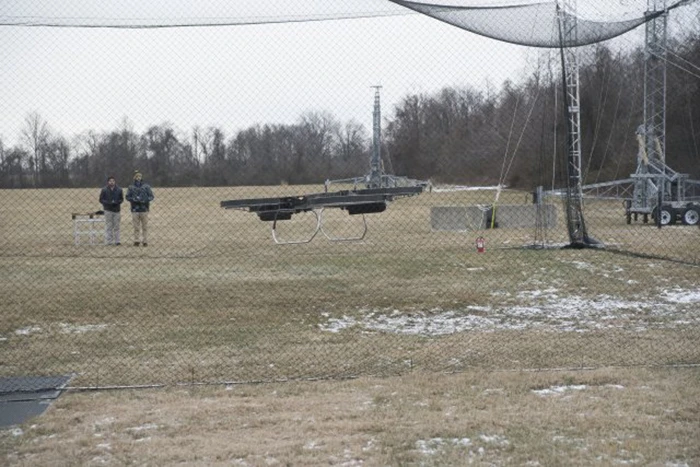 In its current form, the prototype is able carry 300 lb (136 kg)