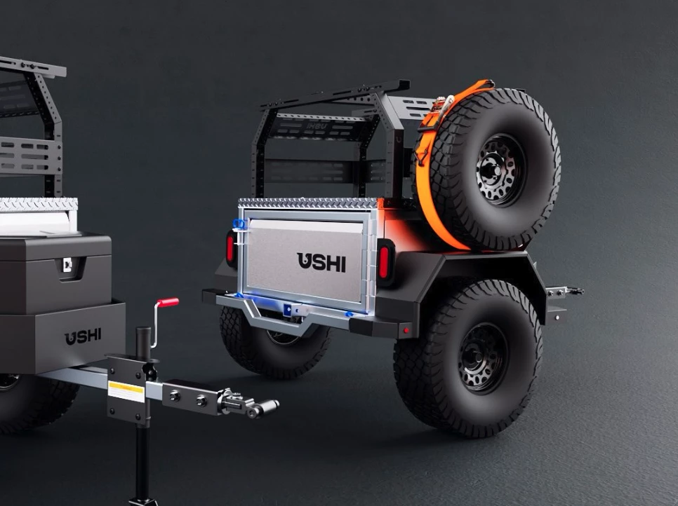 Above-fender spare tire carrier