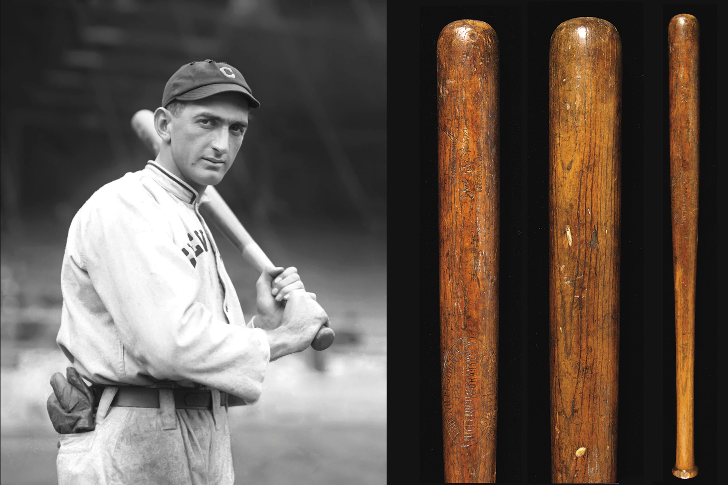 Joe Jackson c1919-20 Baseball Bat | Auction House: Hunt Auctions | Price fetched: $605,077 | Auctioned: February 2015