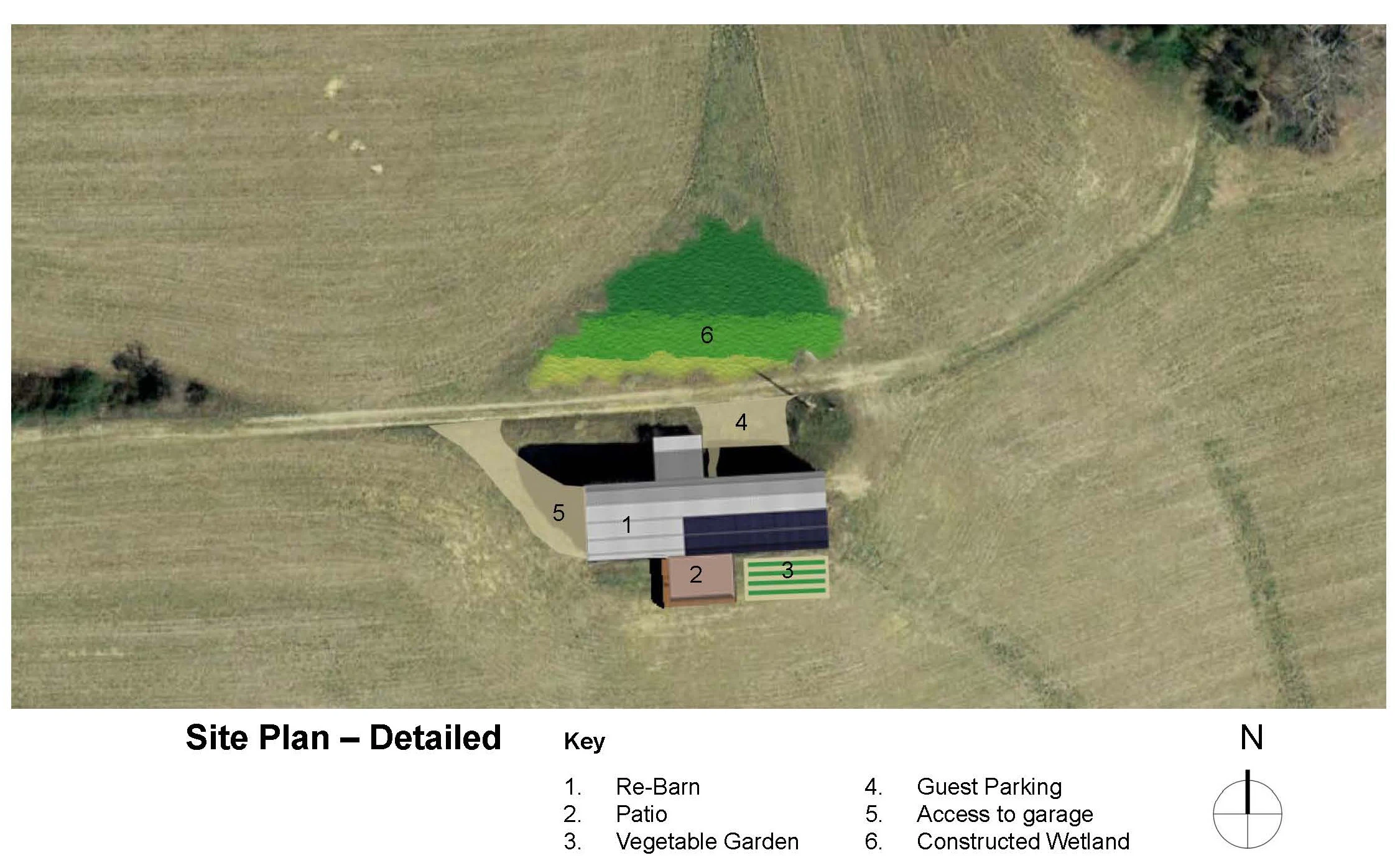 Re-Barn site plan
