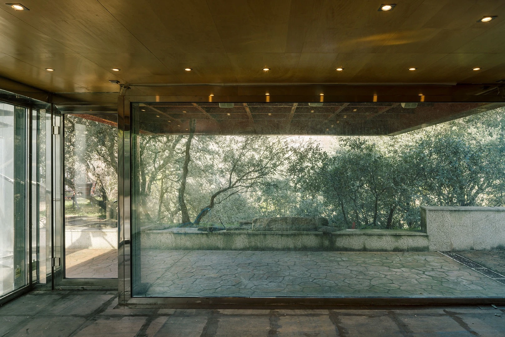 The Hidden Pavilion's ground floor includes its sole bedroom and bathroom