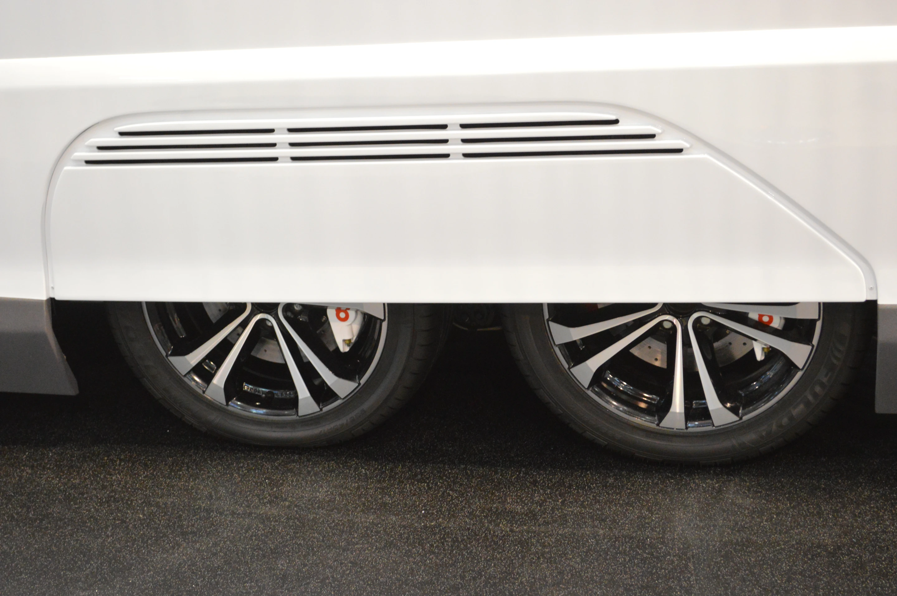 Wheel coverings further aerodynamics