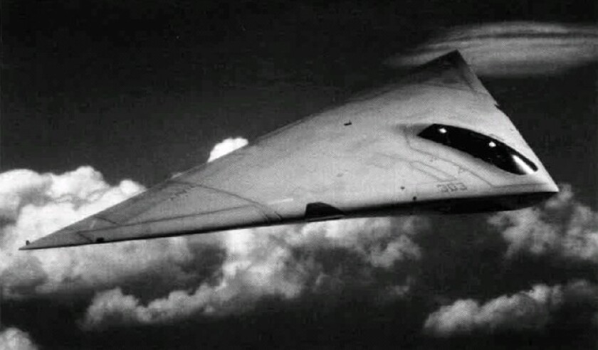 An artist's impression of the A-12 Avenger II attack aircraft