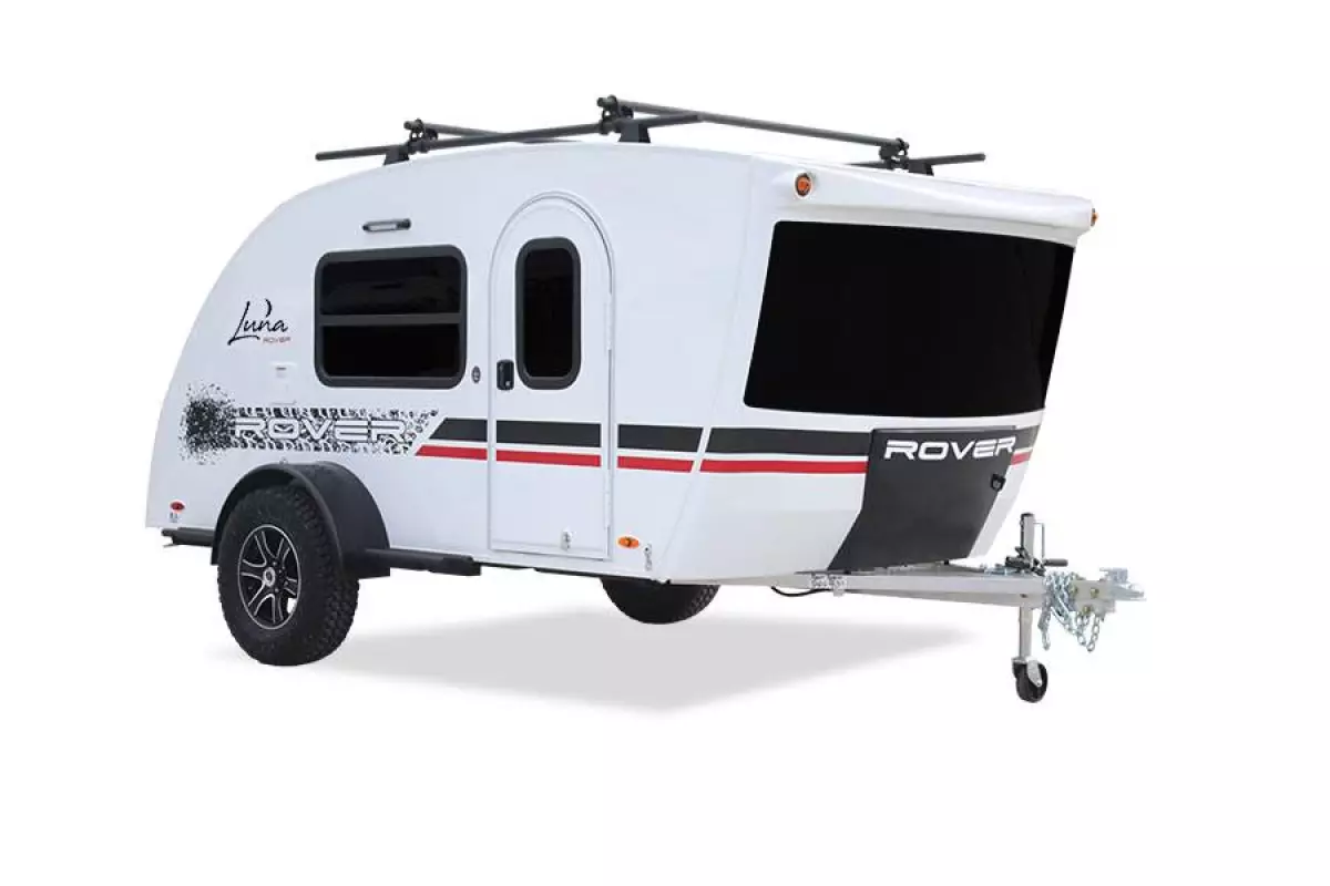 The Luna Rover has sort of a modified teardop shape