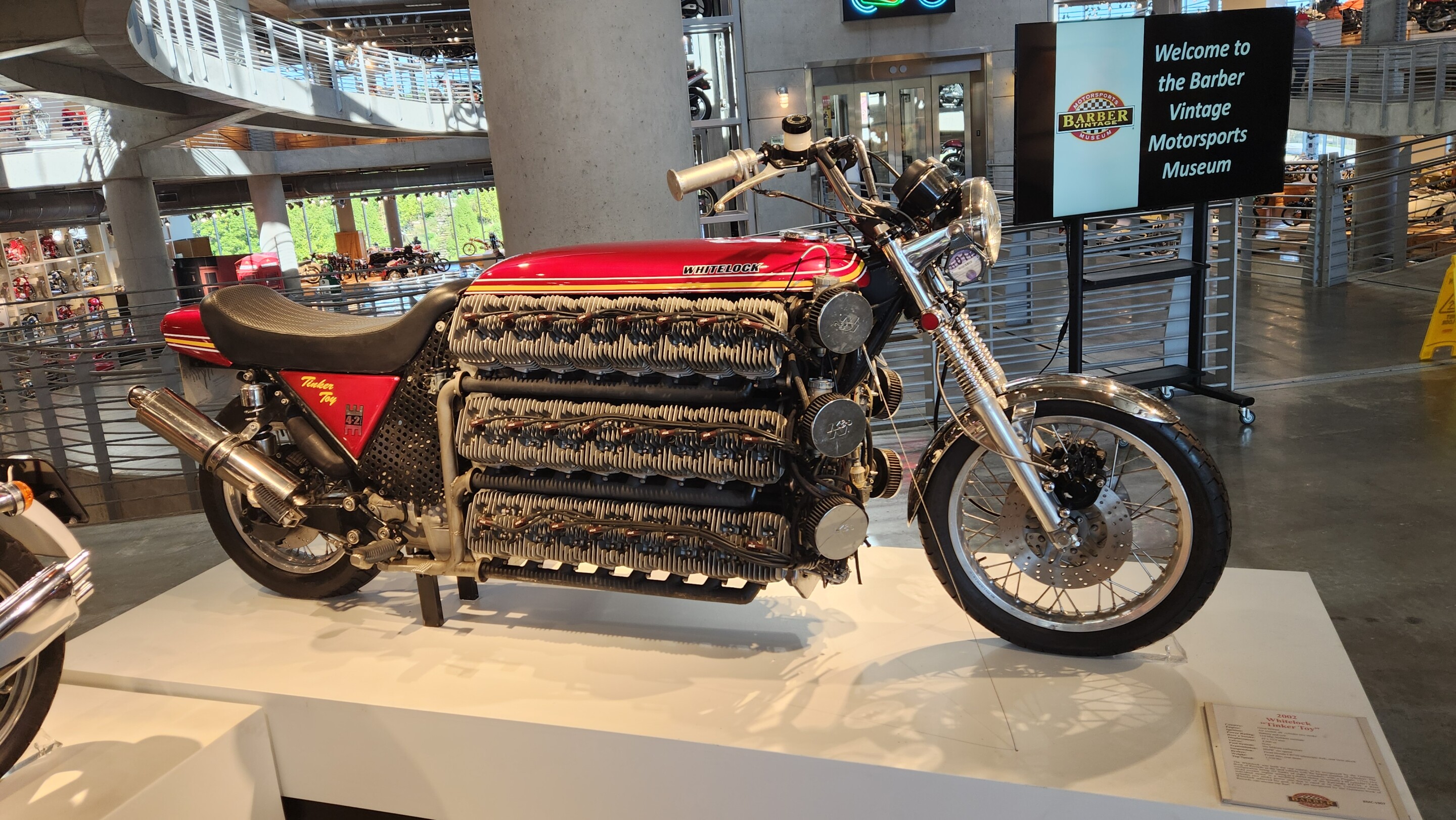 The 48-cylinder "Tinker Toy" at the Barber Vintage Motorsports Museum in Alabama