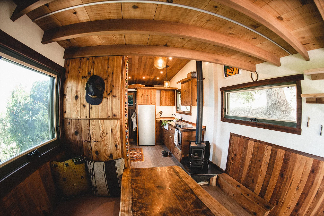 El Toro is warmed with a wood-burning stove