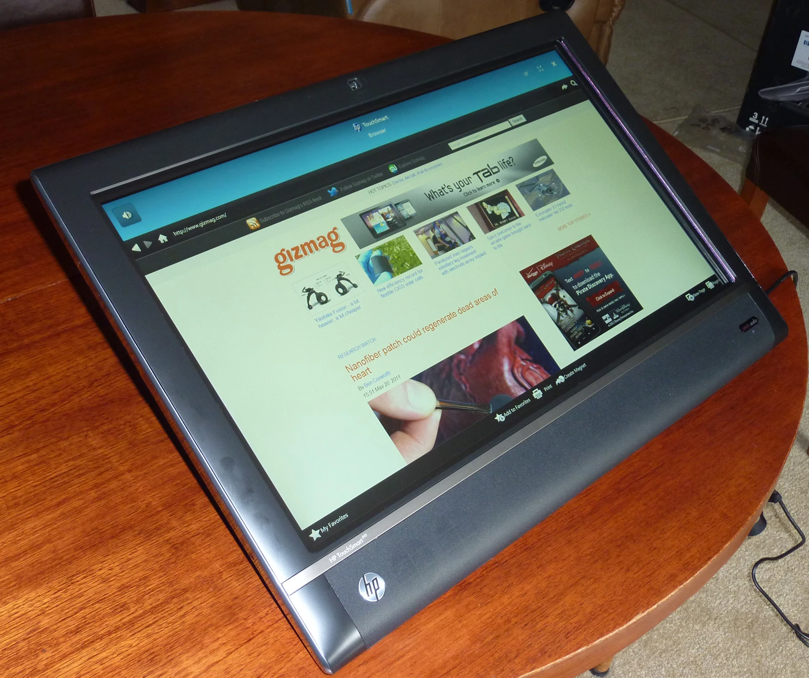 The HP TouchSmart 610-1030a