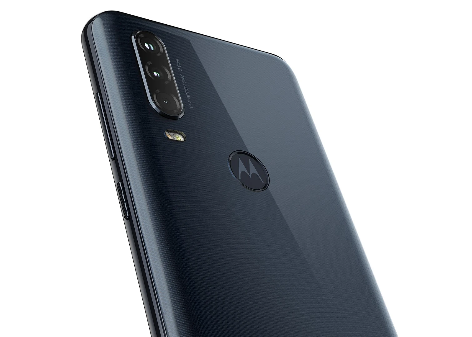 The star of the Motorola One Action show is the 12 MP + 12 MP + 5 MP camera