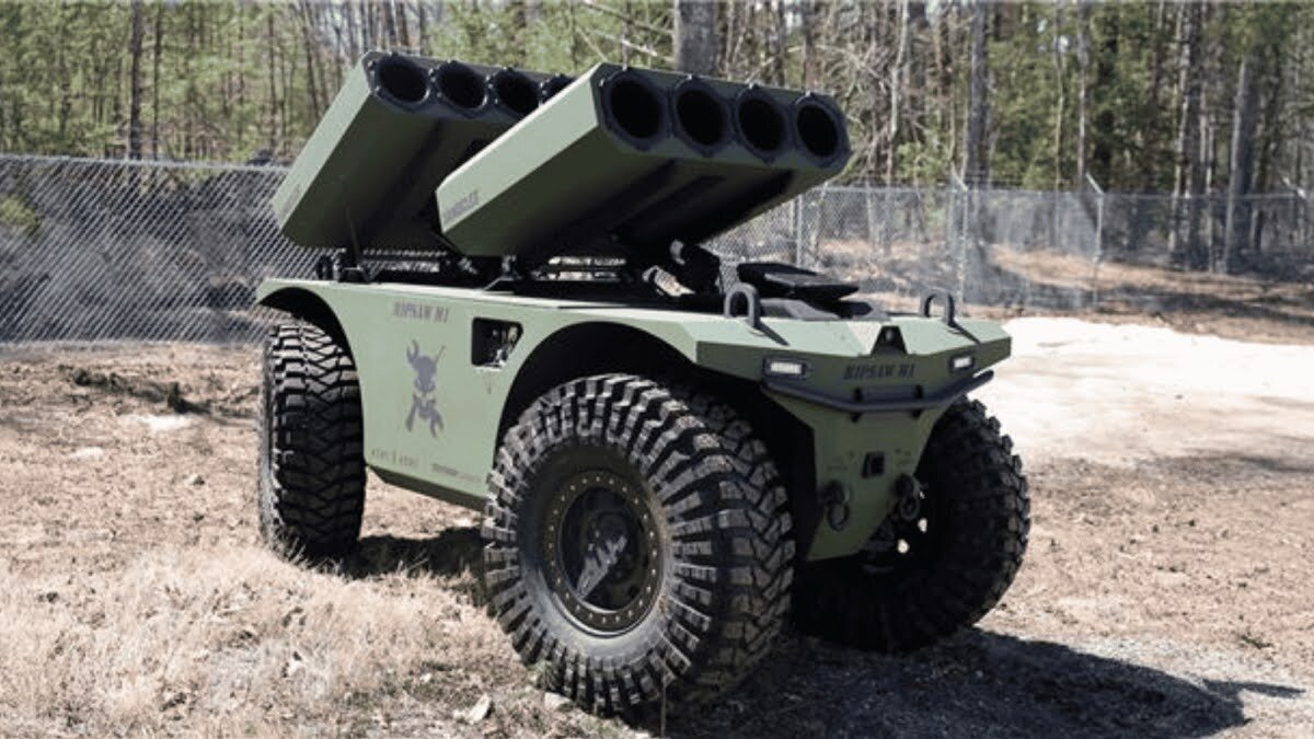 Robotic Ripsaw M1 built to scout and draw fire for US Marines
