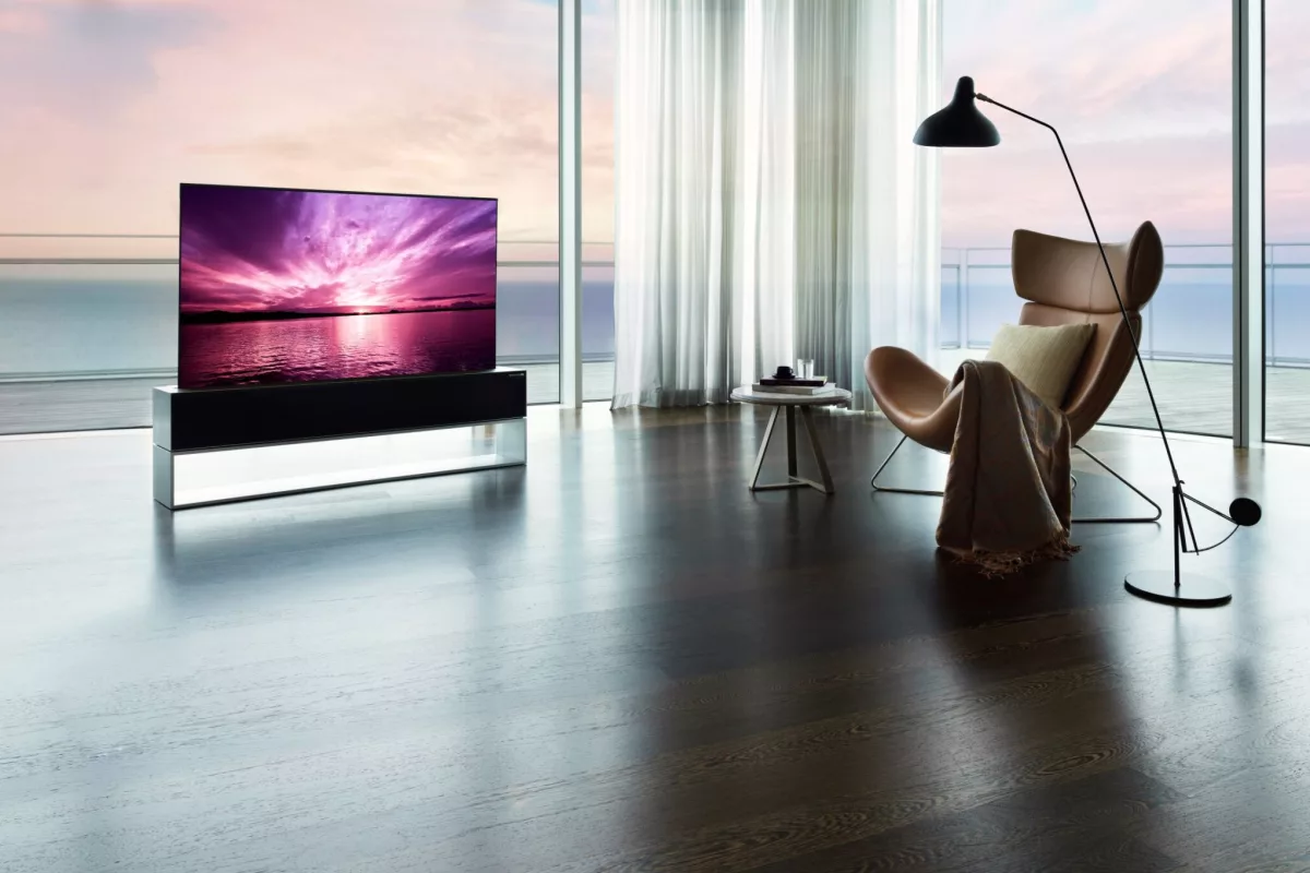 LG is finally launching its rollable TV, the LG Signature OLED R