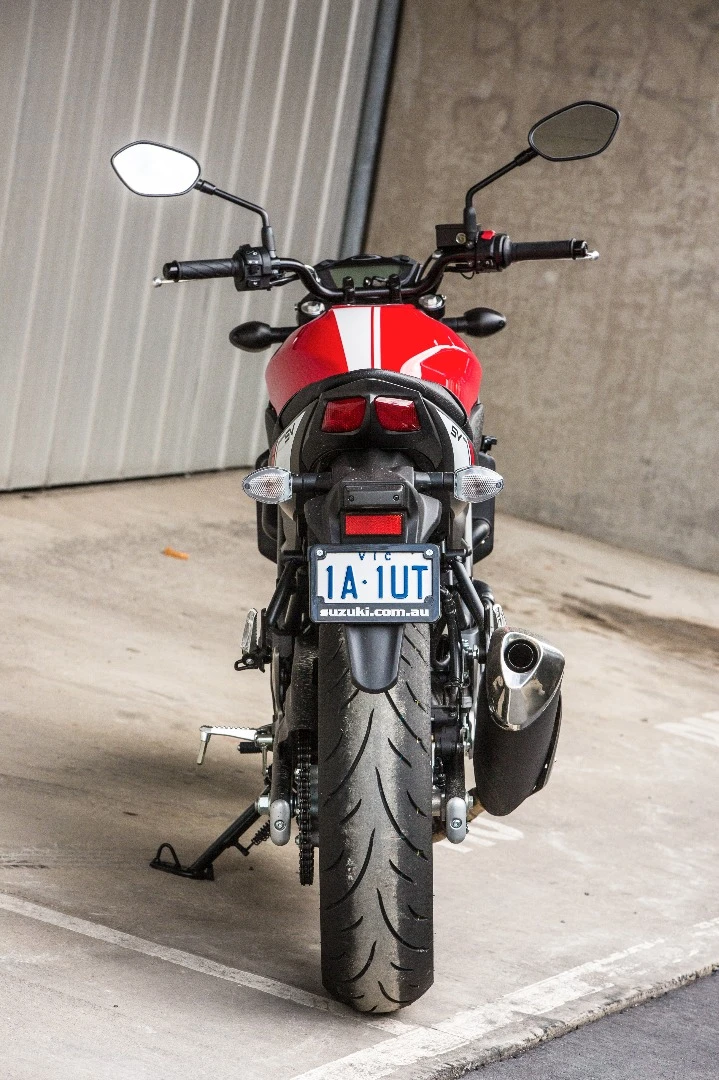 Suzuki SV650: narrow waist and low seat height will make this a very appealing bike for beginners and shorter riders