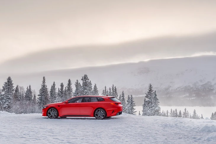 Kia imagines the Sportspace being the perfect winter GT