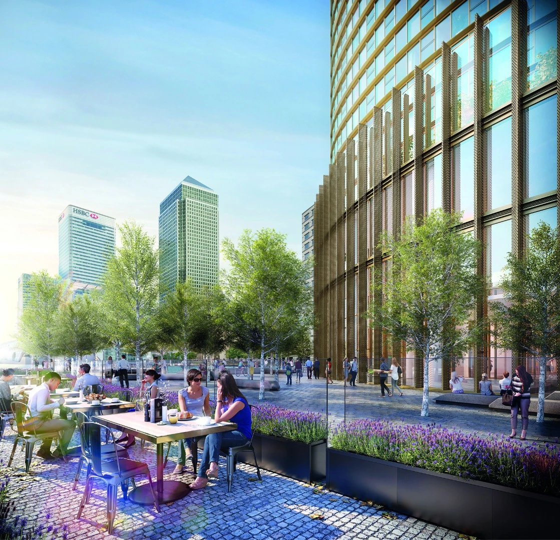 The building is being developed by Chinese firm Greenland Group