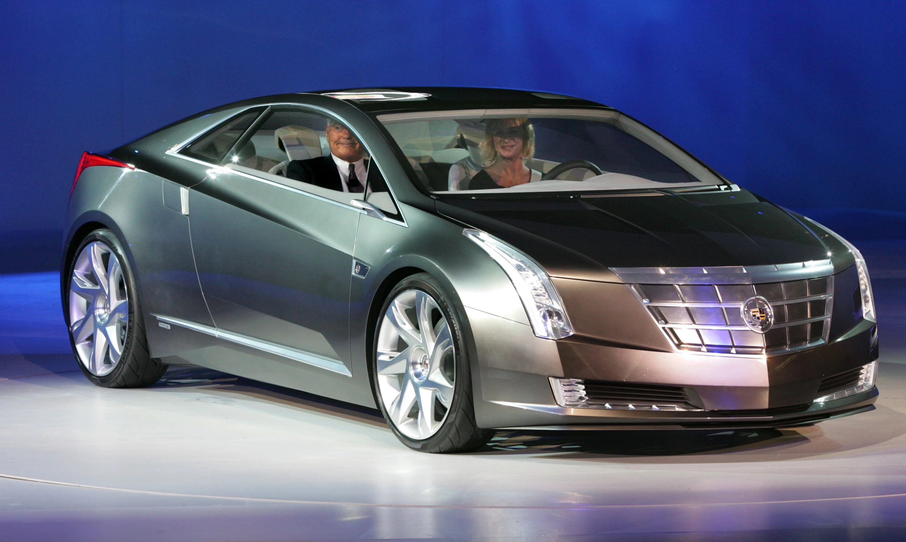 The Cadillac Converj concept debuted before its brother, the Chevy Volt, had launched on the market Photo: General Motors