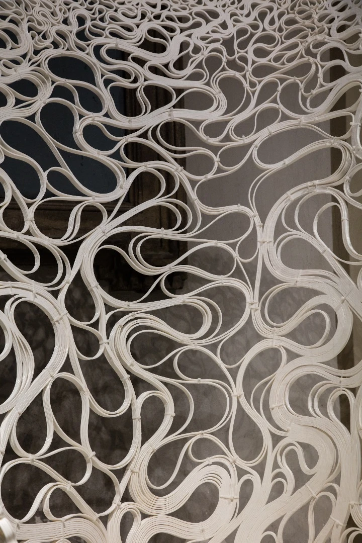 Thallus comprises some 7 km (4.3 miles) of PLA (Premium Polylactide Plastic)