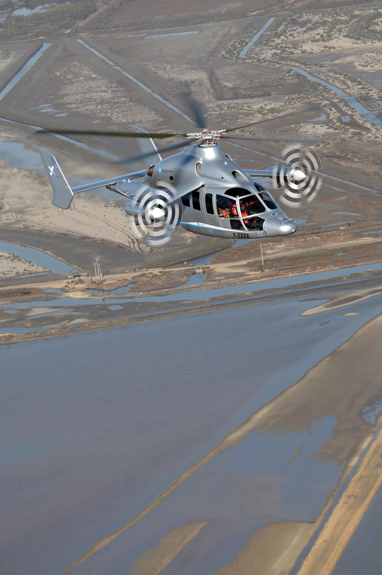 The Eurocopter X3 demonstrator test flight (Image: Patrick Penna)