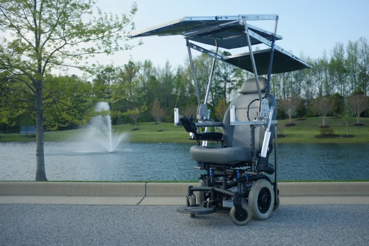 The University of Virginia solar-powered wheelchair