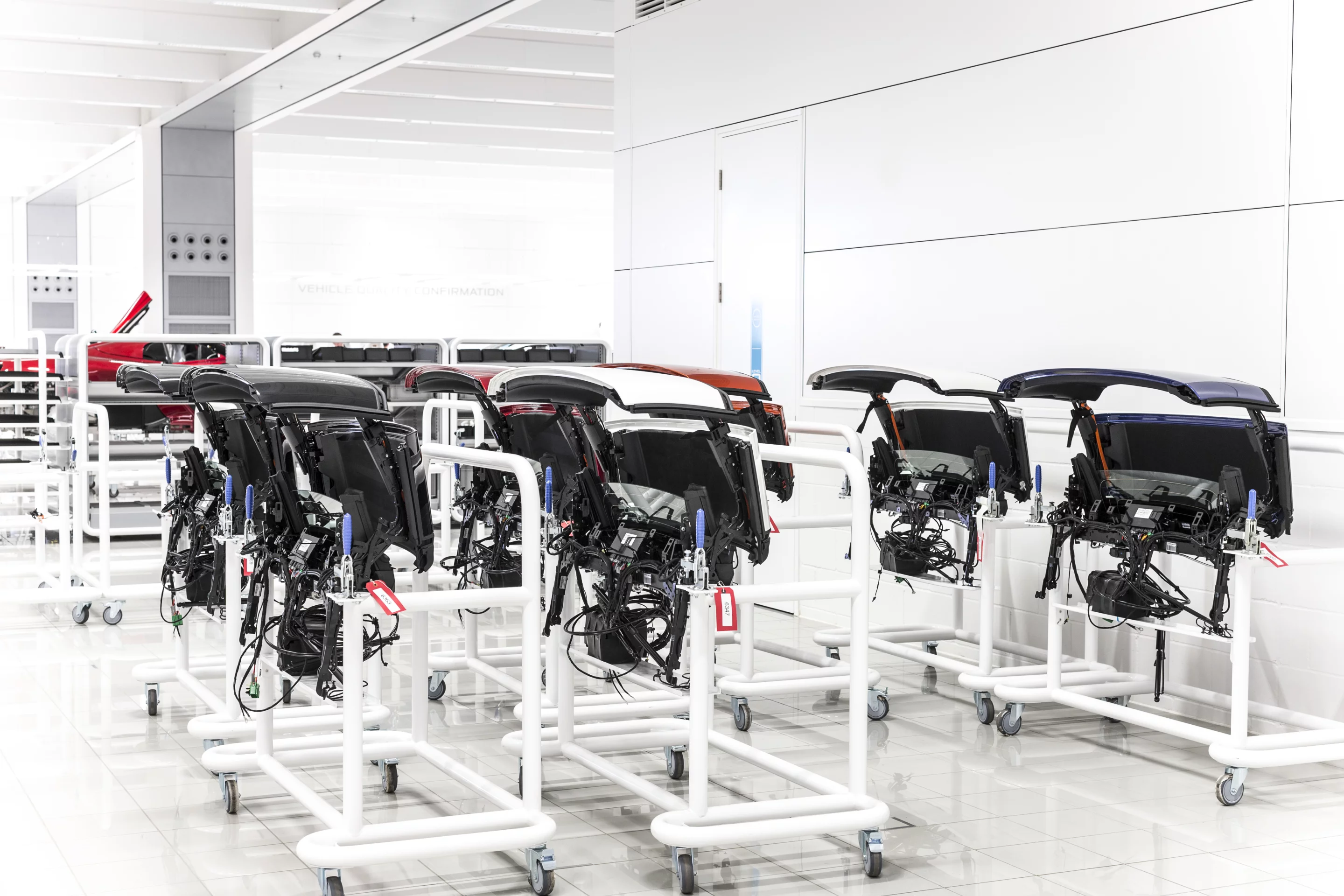 12C Spiders await assembly (Photo: McLaren)