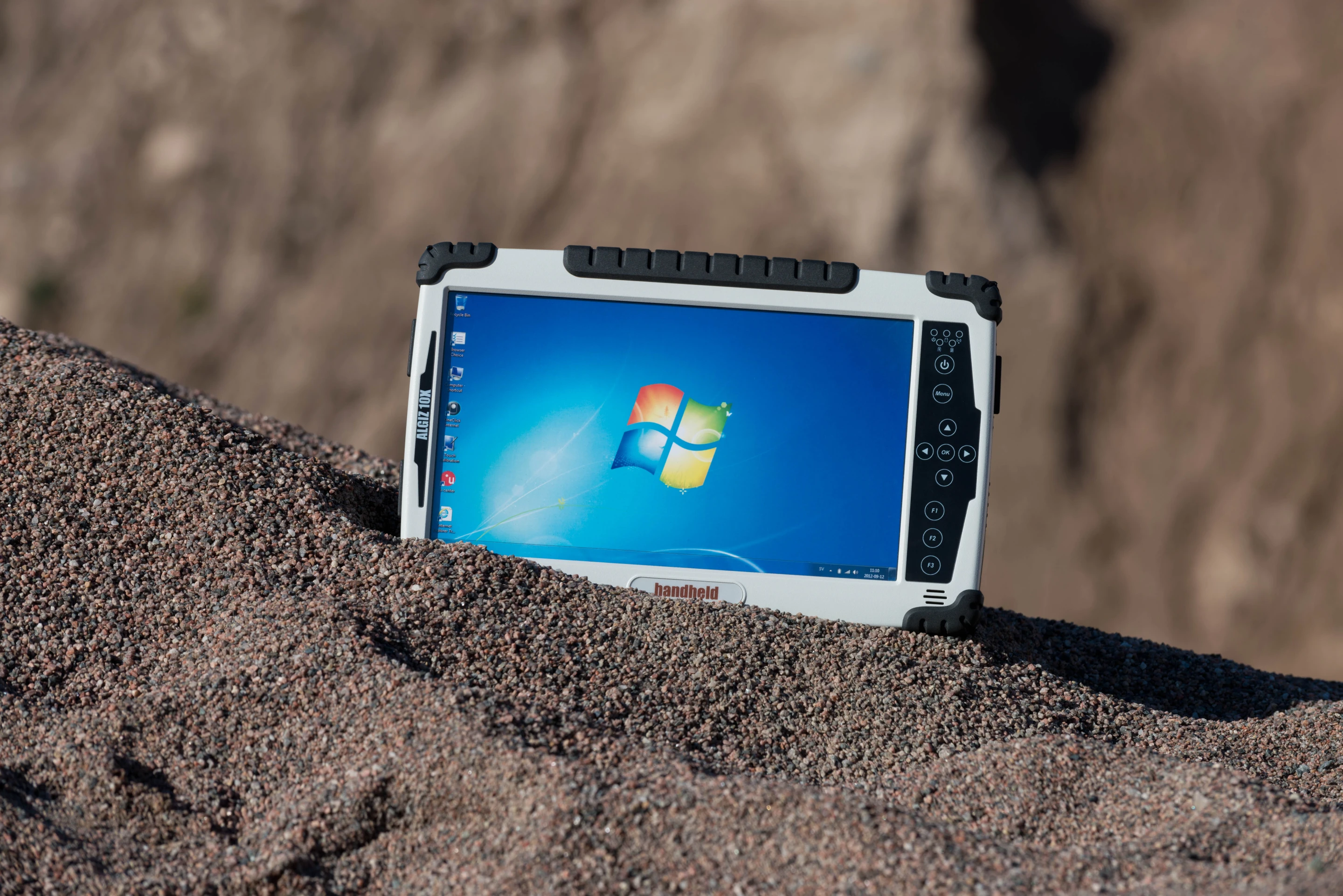Quarry and construction site grit and rubble won't stop the Algiz 10X from performing in the field
