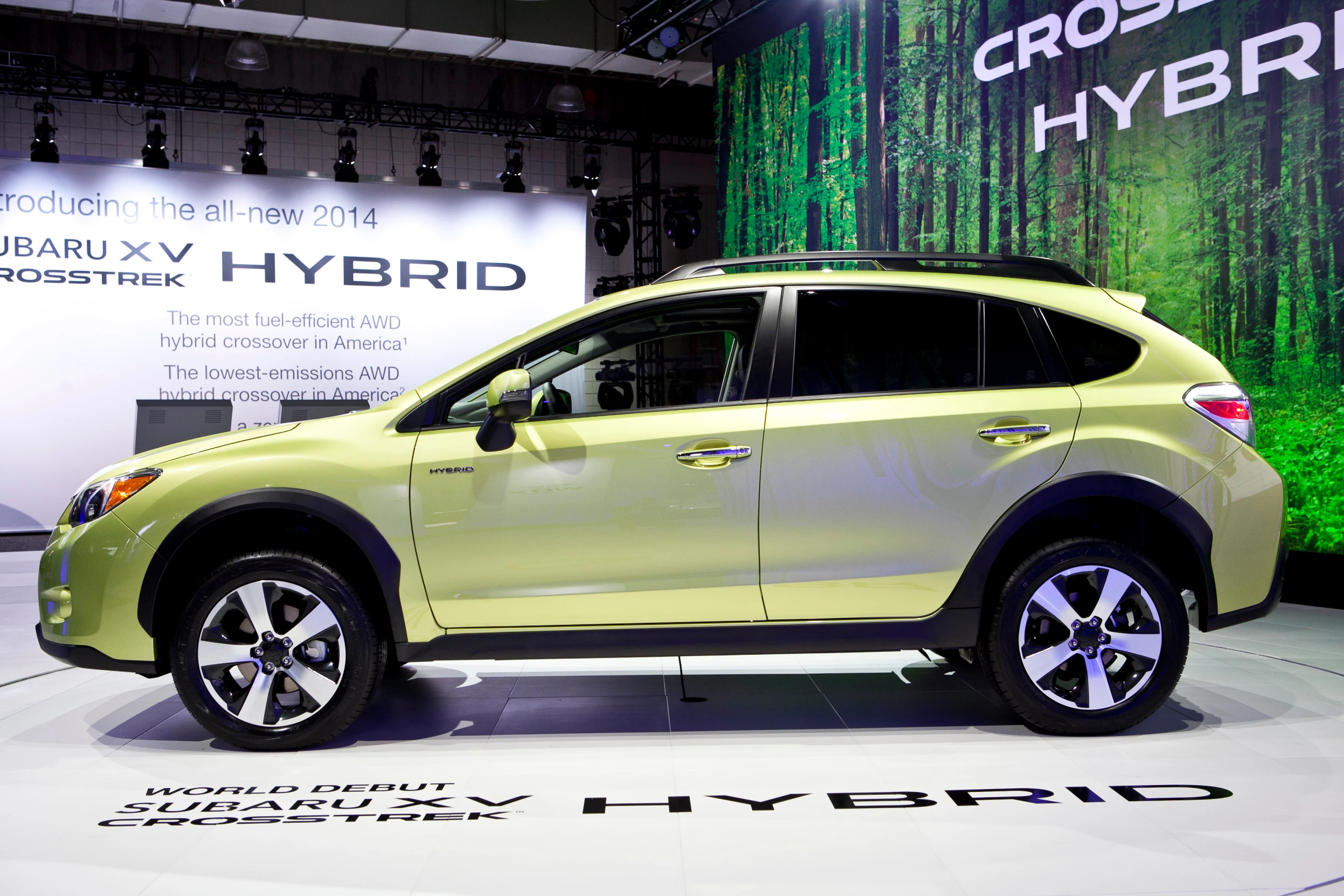 The XV Crosstrek Hybrid debuts in New York