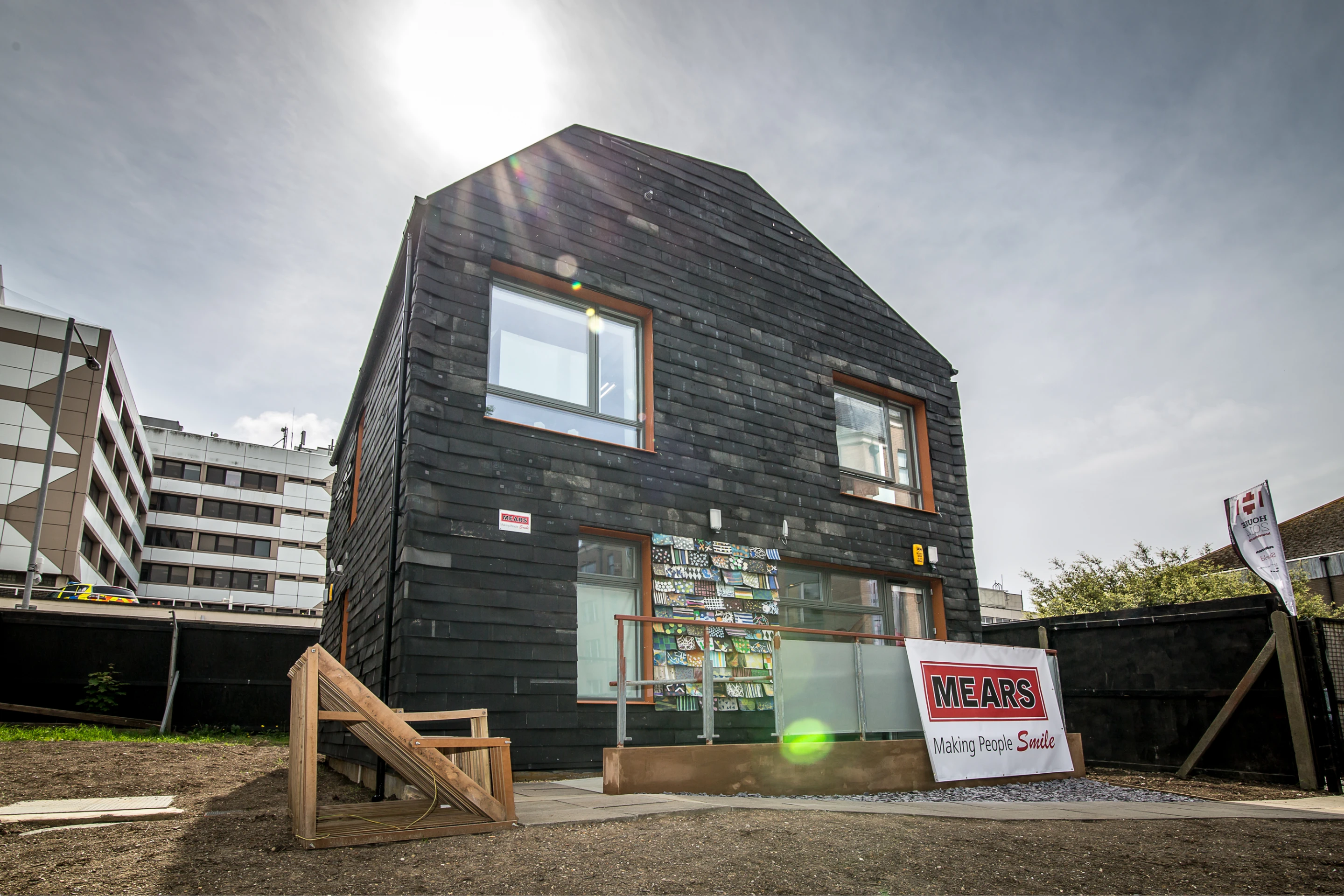 The Waste House is based in the University Of Brighton, UK (Photo: BBM)