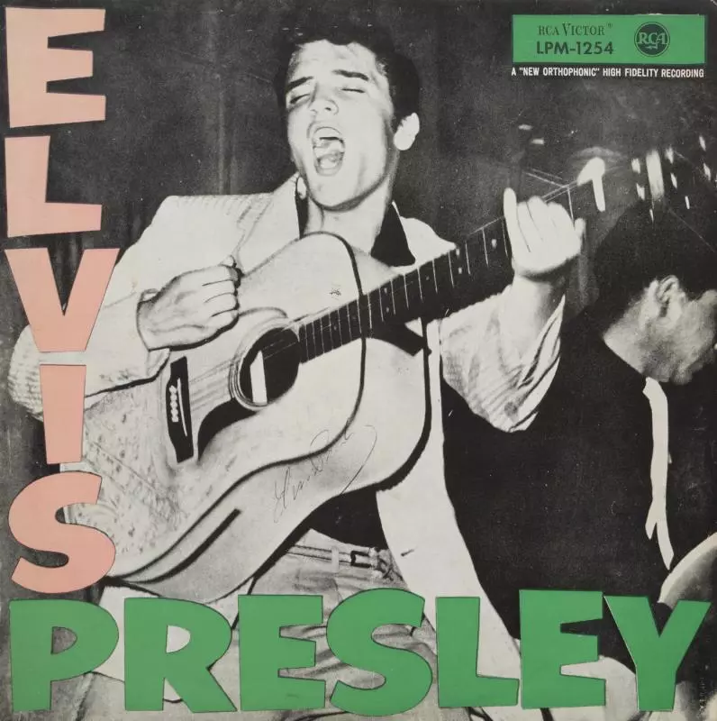 Signed copy of 1956 album Elvis Presley: Lot 362, estimate $800 - $1,200