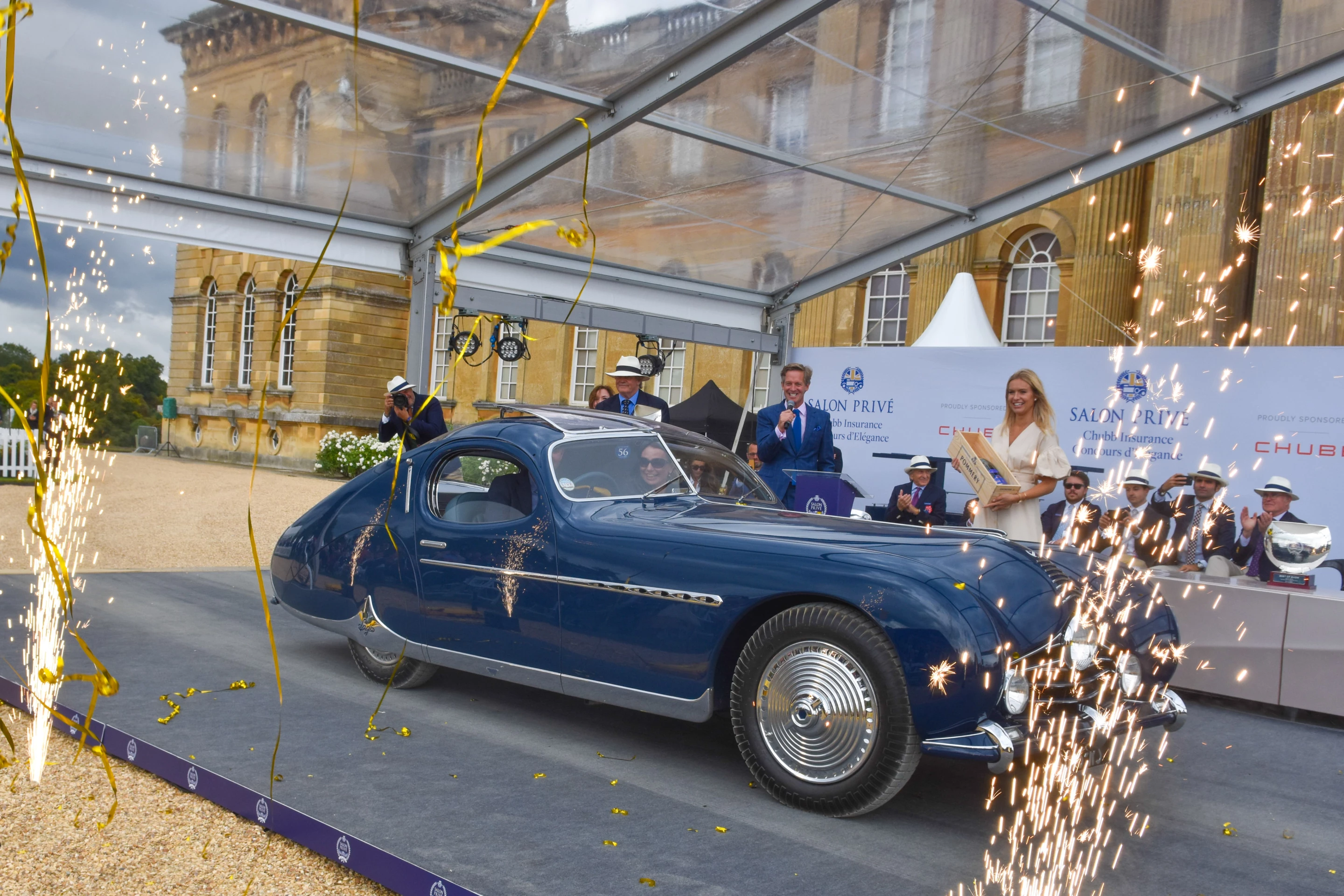 1948 Talbot-Lago T26 Grand Sport Coupé, coachwork by Figoni et Falaschi Winner: Best of Show at the 2019 Salon Privé