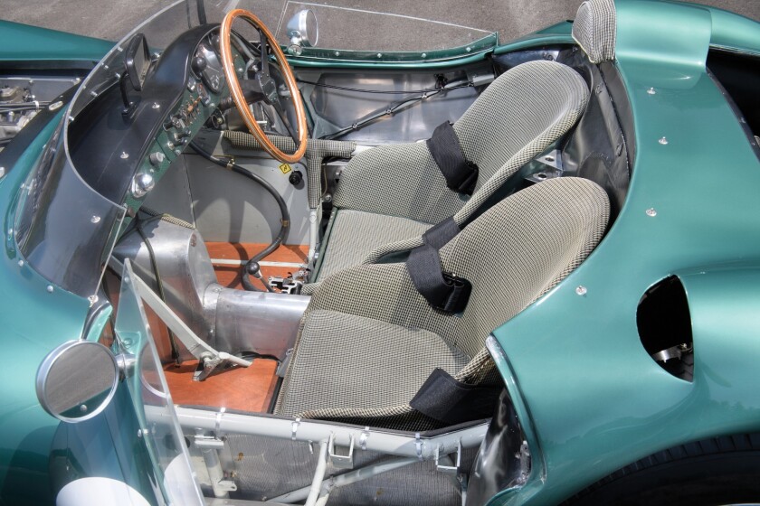 The lightweight spaceframe chassis construction of the DBR1 saw it weigh in at 1,765 lb (801 kg).