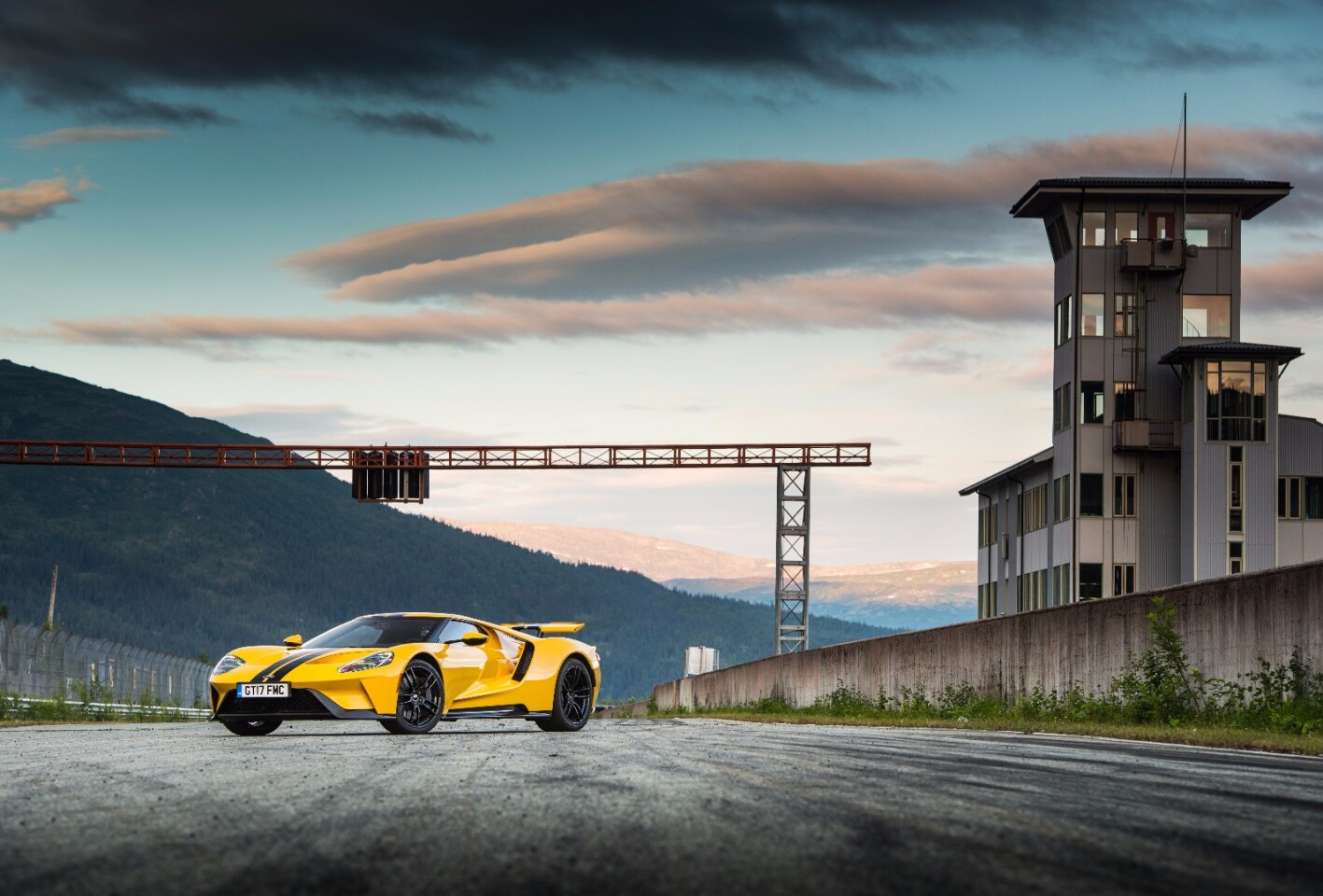 The stunning Ford GT at Arctic Circle Raceway