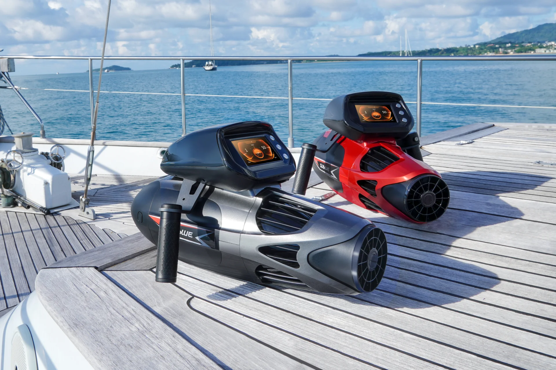 Subblue Sublue Vapor is one of the fastest underwater scooters