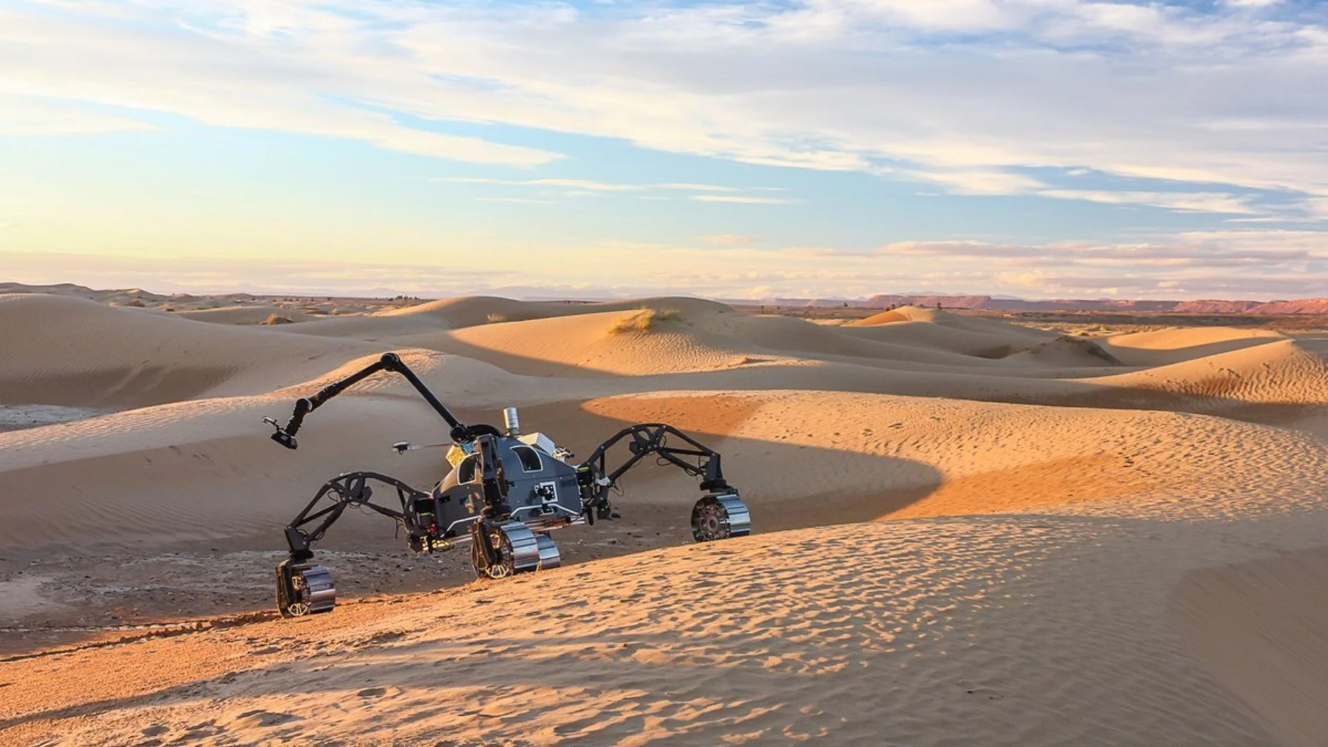 Morocco was used as the test ground for several experimental Mars rovers