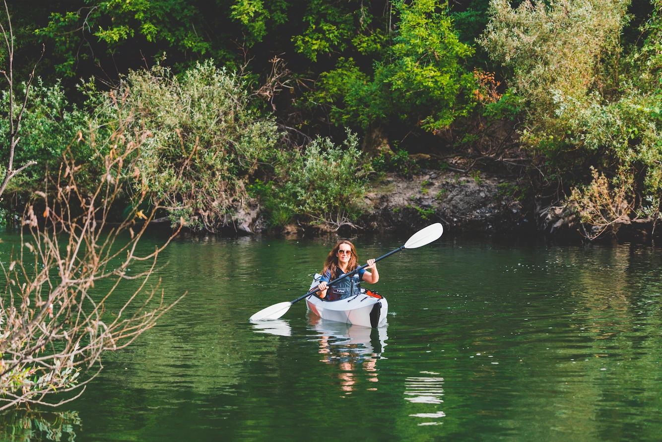 On the water with the Oru Inlet kayak
