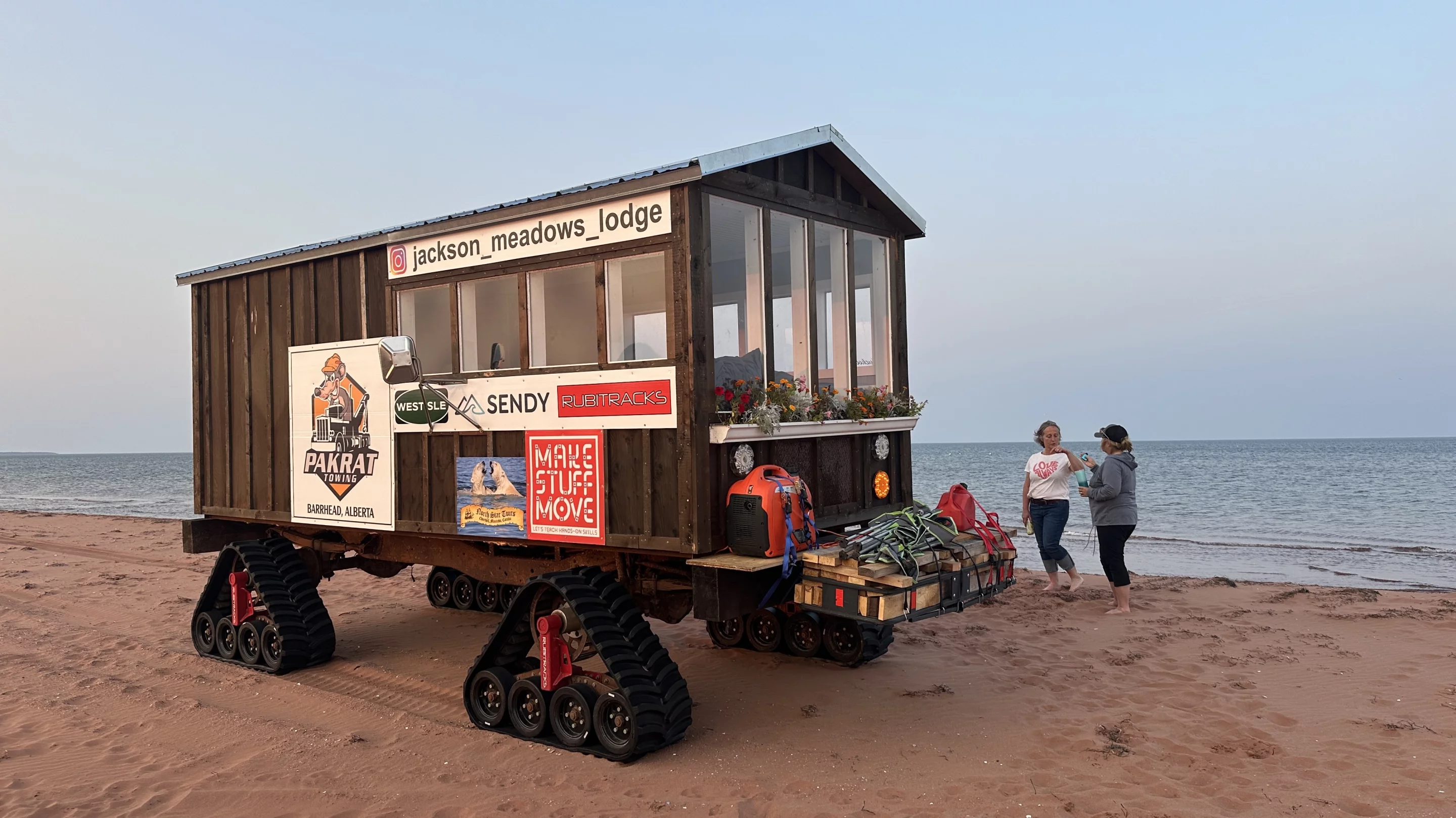 The Rubishack was created as a promotional tool rather than a tiny house that Rubitracks is going to sell