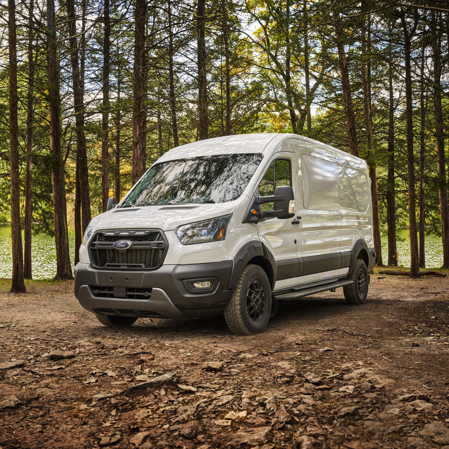 Transit Custom Rugged Ford Transit Trail van born as rugged raw material for adventure RVs