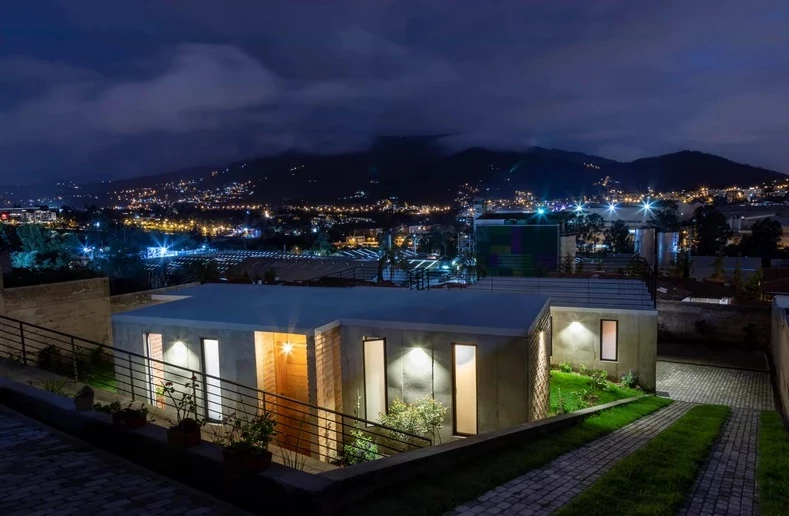 Casa En Pendiente, or House on a Slope in English, was built to suit a family of four and their growing needs