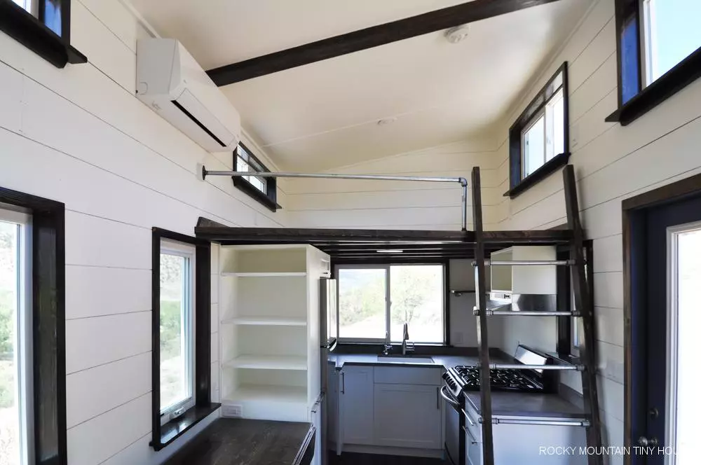 The Ad Astra is heated and cooled with a standard mini-split